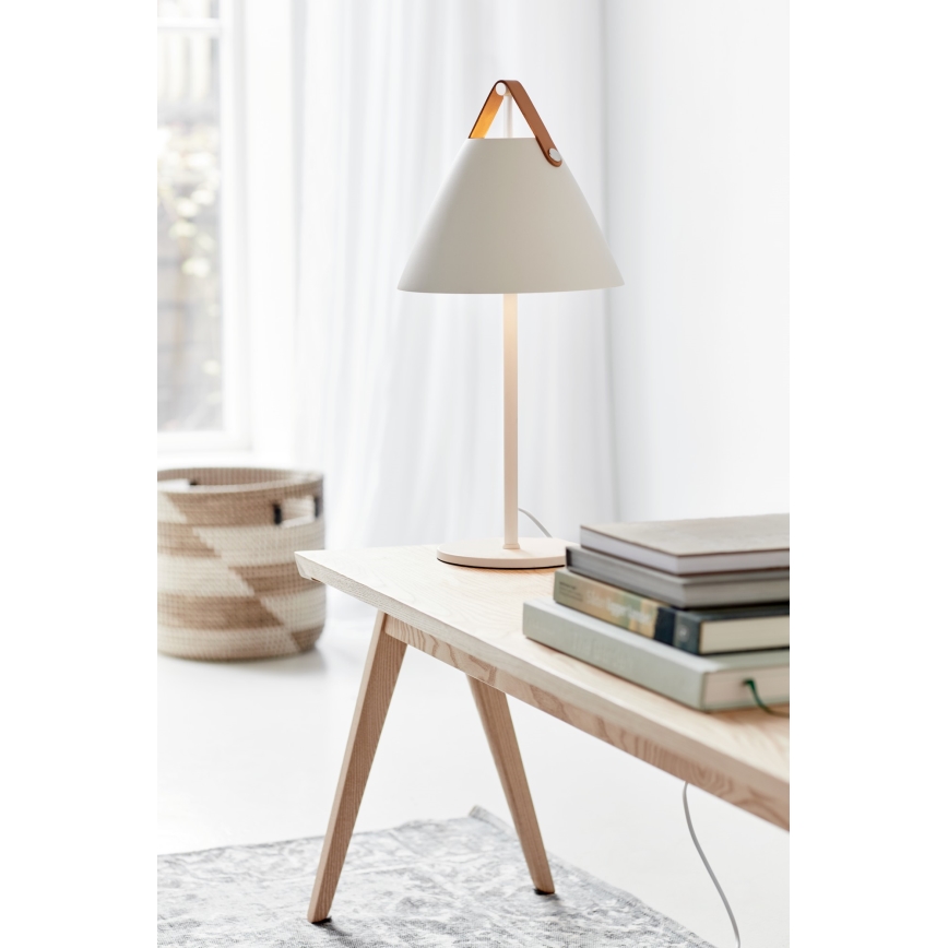 DFTP by Nordlux - Stona lampa STRAP 1xE27/40W/230V bela