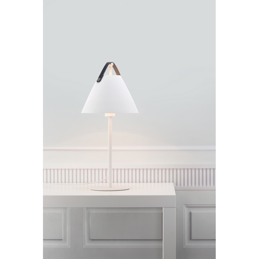 DFTP by Nordlux - Stona lampa STRAP 1xE27/40W/230V bela