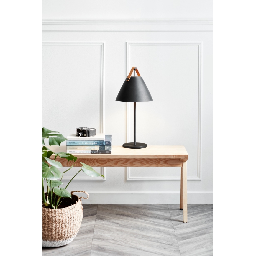 DFTP by Nordlux - Stona lampa STRAP 1xE27/40W/230V crno