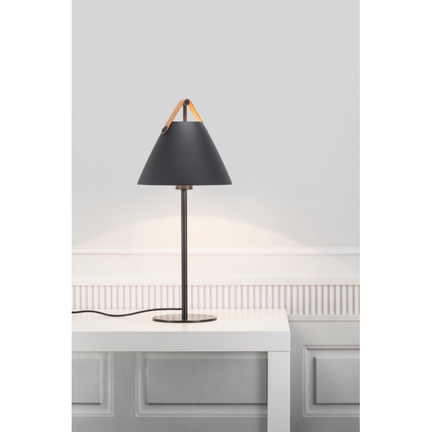 DFTP by Nordlux - Stona lampa STRAP 1xE27/40W/230V crno