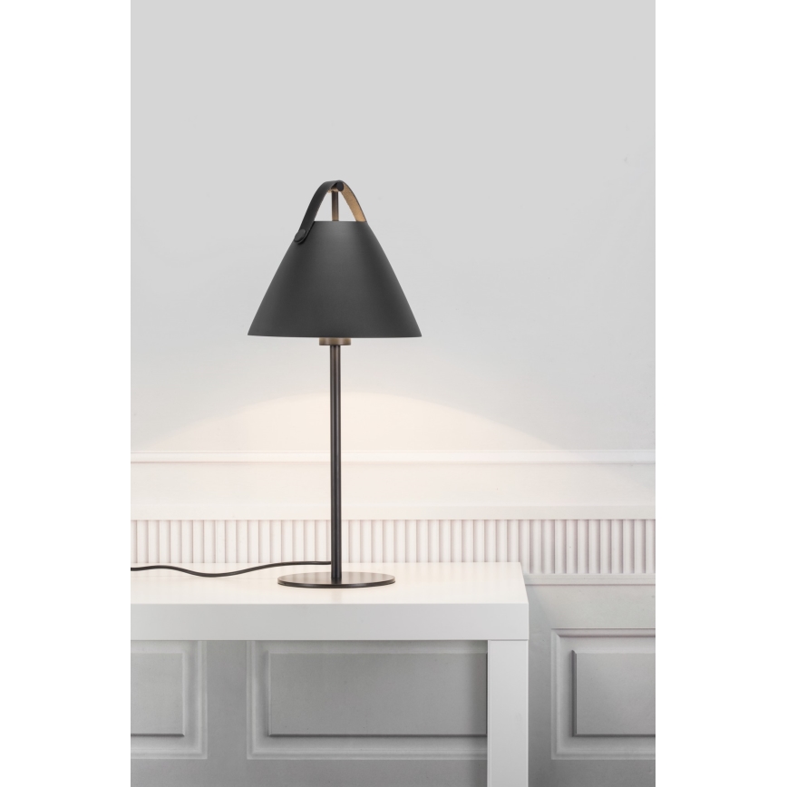 DFTP by Nordlux - Stona lampa STRAP 1xE27/40W/230V crno