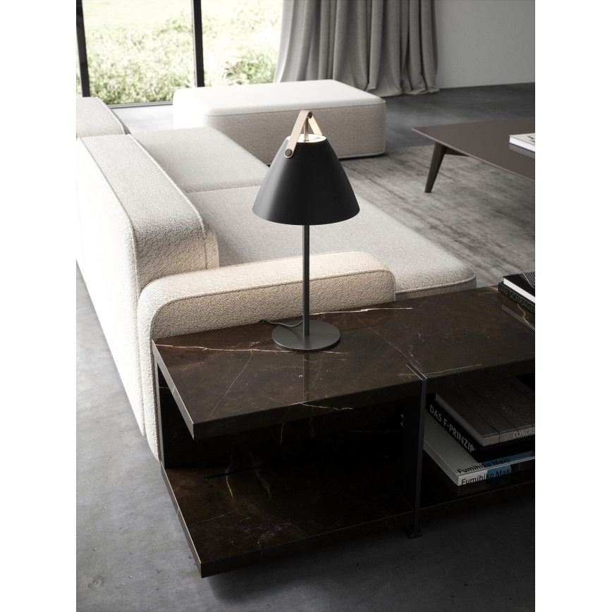 DFTP by Nordlux - Stona lampa STRAP 1xE27/40W/230V crno