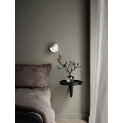 DFTP by Nordlux - Zidna reflektorska lampa sa USB portem ANGLE 1xGU10/25W/230V bela