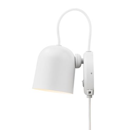 DFTP by Nordlux - Zidna reflektorska lampa sa USB portem ANGLE 1xGU10/25W/230V bela