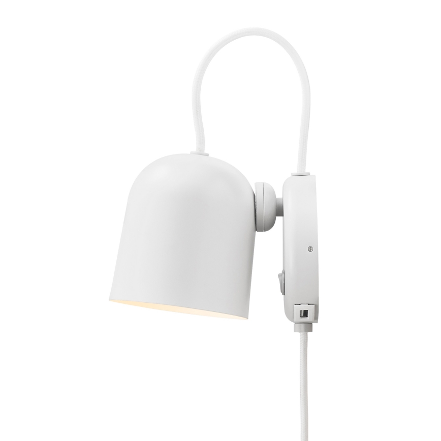 DFTP by Nordlux - Zidna reflektorska lampa sa USB portem ANGLE 1xGU10/25W/230V bela