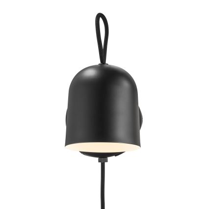 DFTP by Nordlux - Zidna reflektorska lampa sa USB portom ANGLE 1xGU10/25W/230V crno