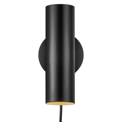 DFTP by Nordlux - Zidna reflektorska lampa MIB 1xGU10/8W/230V crno