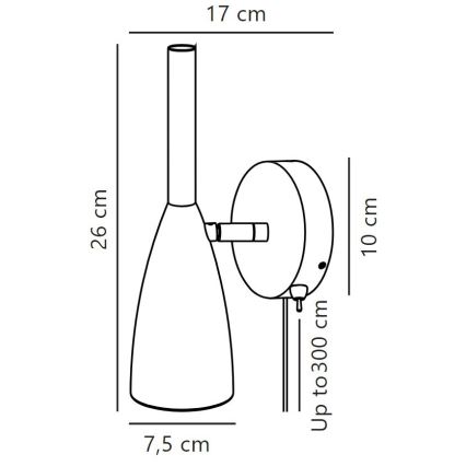 DFTP by Nordlux - Zidna reflektorska lampa PURE 1xGU10/8W/230V bela