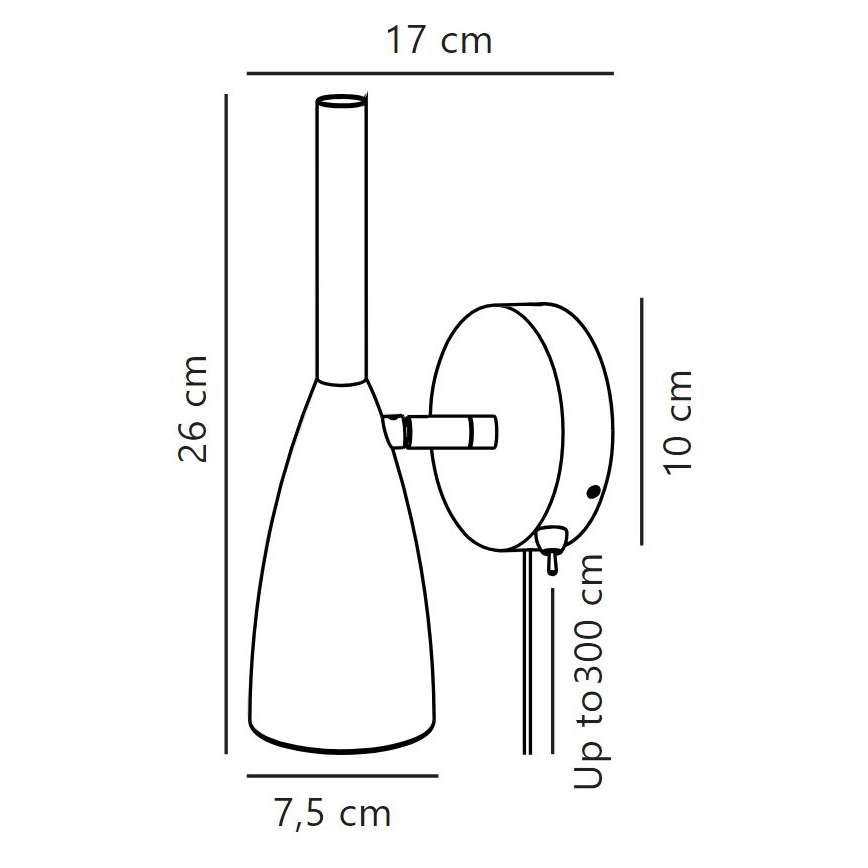 DFTP by Nordlux - Zidna reflektorska lampa PURE 1xGU10/8W/230V bela