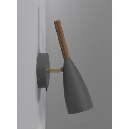 DFTP by Nordlux - Zidna reflektorska lampa PURE 1xGU10/8W/230V sivo