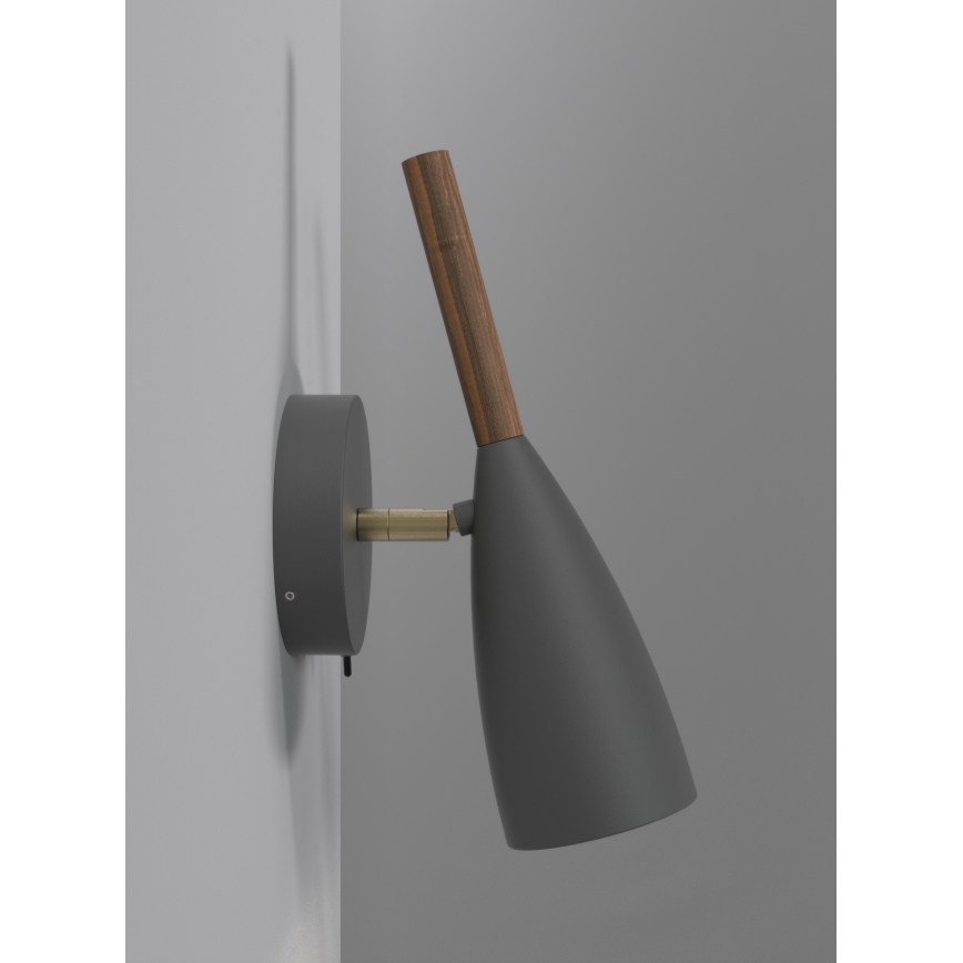 DFTP by Nordlux - Zidna reflektorska lampa PURE 1xGU10/8W/230V sivo