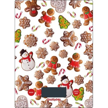 Digitalna kuhinjska vaga TORO 1xCR2032, motiv medenjaka