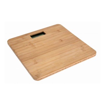 Digitalna lična vaga od bambusa 2xAAA