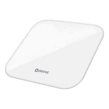 Digitalna lična vaga sa LCD ekranom 3xAAA bela