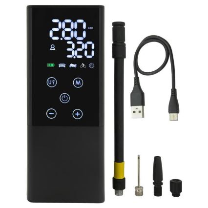 Digitalni džepni kompresor 4000 mAh 5V crno