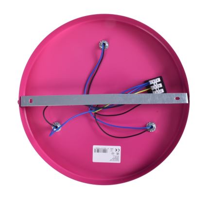 Dječije svetlo za plafon ELZA stars 3xE27/60W/230V tamno roze