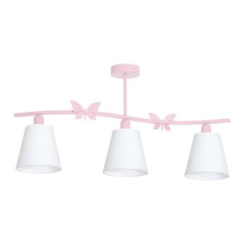 Dječiji lusteri MALI Leptir 3XE14/60W/230V