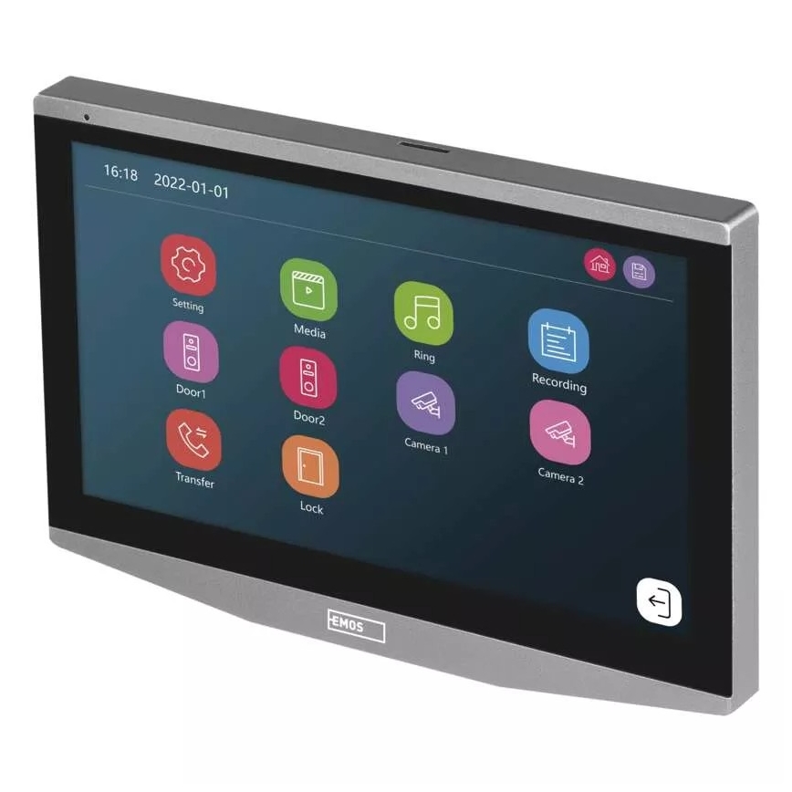 Dodadni monitor za video zvono GoSmart 12V Wi-Fi Tuya