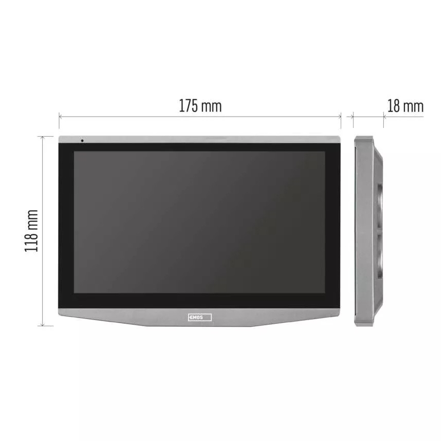 Dodadni monitor za video zvono GoSmart 12V Wi-Fi Tuya