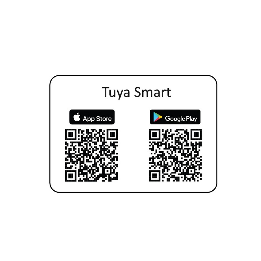 Dodirni prekidač jednopolni SMART 800W/230V crna Wi-Fi Tuya
