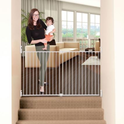 Dreambaby - Sigurnosna pregrada BROADWAY 76-134,5 cm bijela