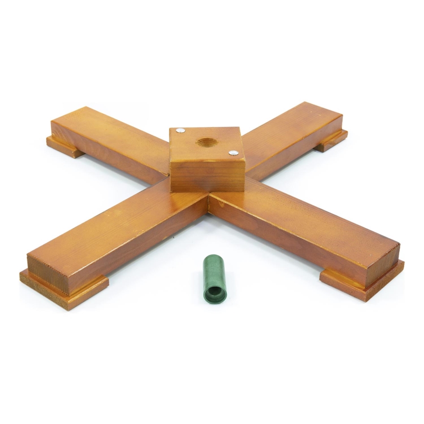 Drveni stalak za božićnu jelku sa držačem prečnika 33 mm