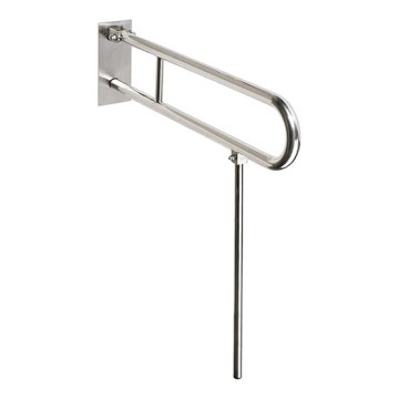 Držač 10x80 cm nerđajući čelik/srebrna