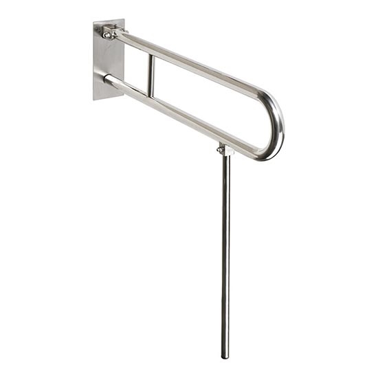 Držač 10x80 cm nerđajući čelik/srebrna