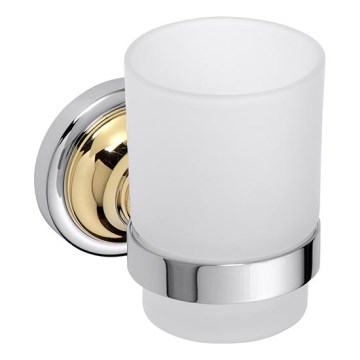 Držač četkica 7 x 9,5 cm, srebrni/zlatni