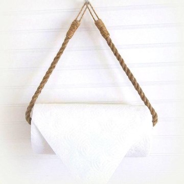 Držač kuhinjskih krpa BORURAF 45x12 cm braon