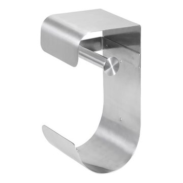 Držač papira 12,5x26 cm, od nerđajućeg čelika, srebrne boje