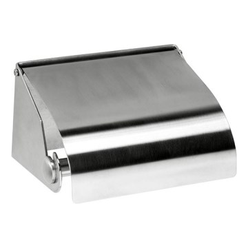 Držač papira 14x8 cm, nerđajući čelik/srebrna