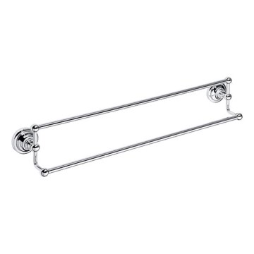 Držač peškira 66,5x12,5 cm srebrne boje