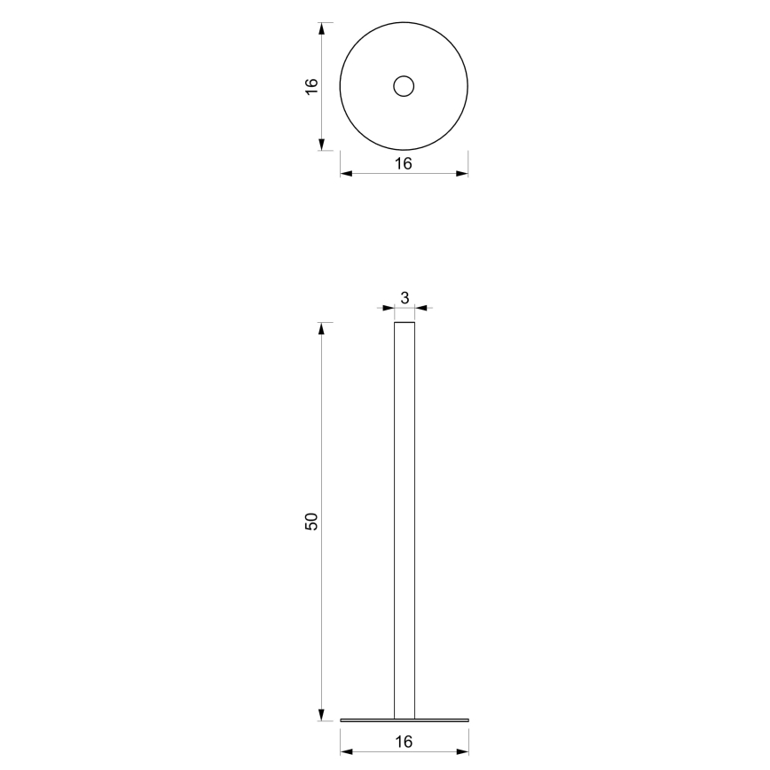 Držač toaletnog papira 51 cm, beo