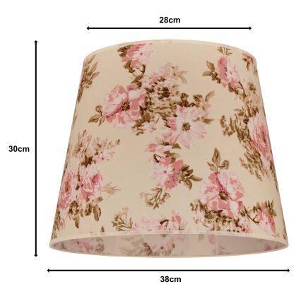 Duolla - Abažur za luster CLASSIC L E27 pr. 38 cm ruža
