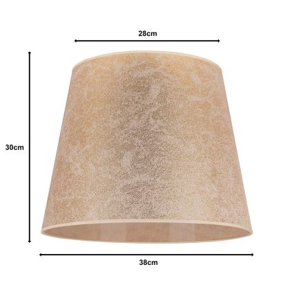 Duolla - Abažur za luster CLASSIC L E27 pr. 38 cm zlatna
