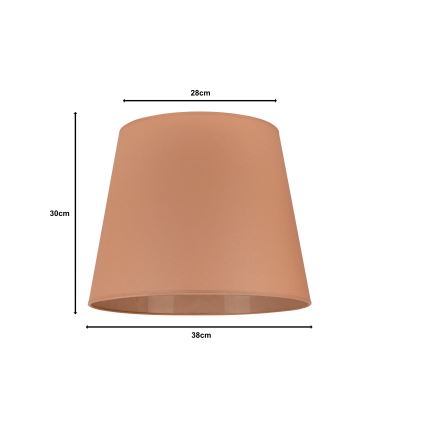 Duolla - Abažur za podnu lampu CLASSIC L E27 pr. 38 cm braon