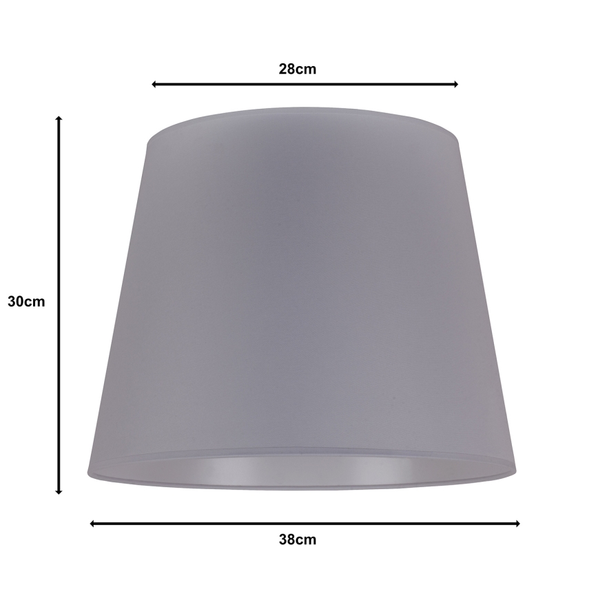 Duolla - Abažur za podnu lampu CLASSIC L E27 pr. 38 cm sivo