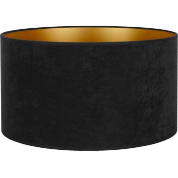 Duolla - Abažur za podnu lampu VELVET E27 pr. 35 cm crno/zlatna