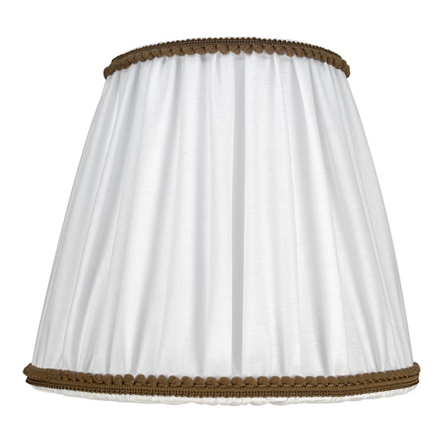 Duolla - Abažur za stonu i podnu lampu E27 pr. 18,5 cm bela/braon