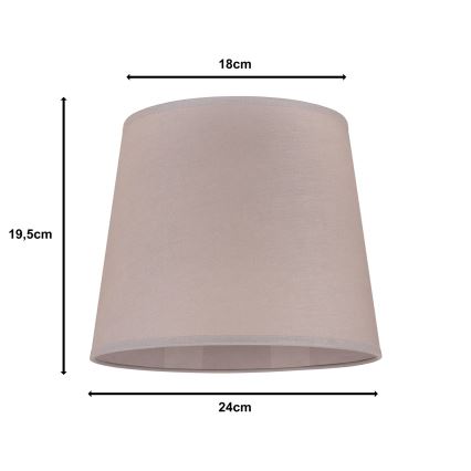 Duolla - Abažur za stonu lampu CLASSIC M E27 pr. 24 cm bež