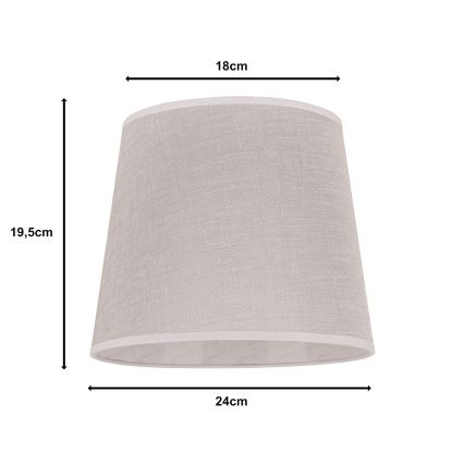 Duolla - Abažur za stonu lampu CLASSIC M E27 pr. 24 cm bež