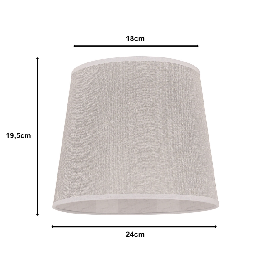 Duolla - Abažur za stonu lampu CLASSIC M E27 pr. 24 cm bež