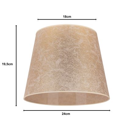 Duolla - Abažur za stonu lampu CLASSIC M E27 pr. 24 cm zlatna