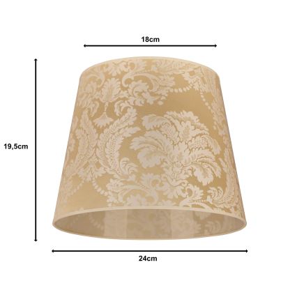 Duolla - Abažur za stonu lampu CLASSIC M E27 pr. 24 cm zlatna