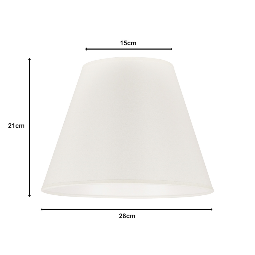 Duolla - Abažur za stonu lampu SOFIA S E27 pr. 28 cm bež