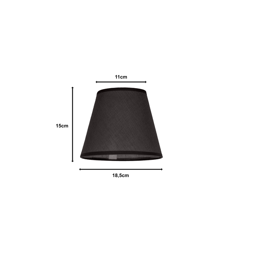 Duolla - Abažur za stonu lampu SOFIA XS E14 pr. 18,5 cm antracit
