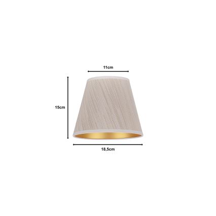 Duolla - Abažur za stonu lampu SOFIA XS E14 pr. 18,5 cm bež