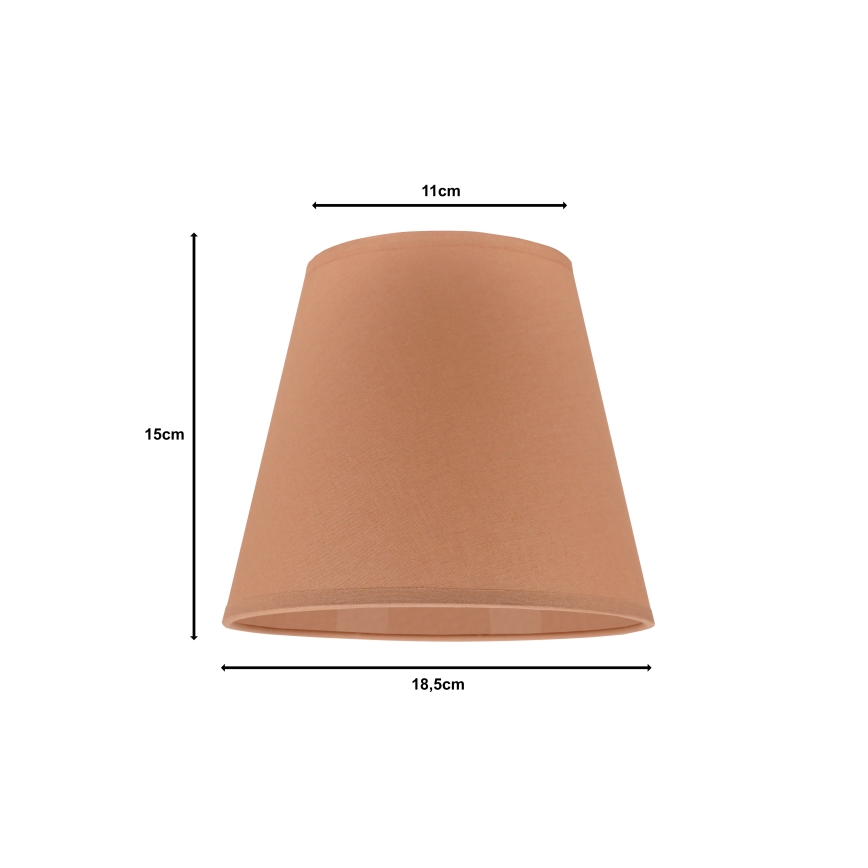 Duolla - Abažur za stonu lampu SOFIA XS E14 pr. 18,5 cm braon