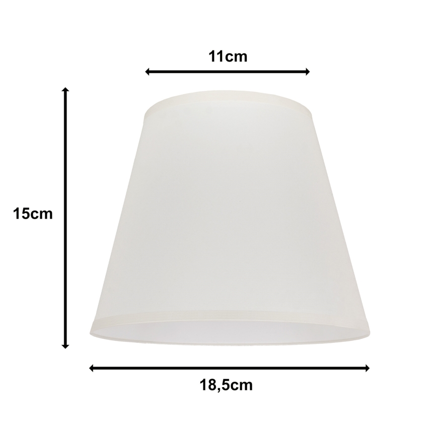 Duolla - Abažur za stonu lampu SOFIA XS E14 pr. 18,5 cm kremasta